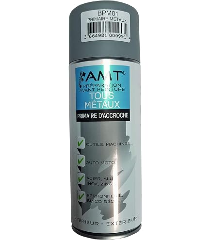 Bombe Apprêt Sous-Couche Spray Max - Blanc - Pour Carrosserie - Neuf