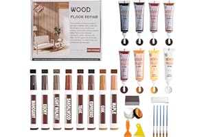 SZ-KARIDGE Kit di riparazione per mobili in laminato, 8 colori, pasta di riparazione 8 colori, 8 colori, il mastice per legno bianco viene utilizzato per riparare fori e graffi nei mobili in legno