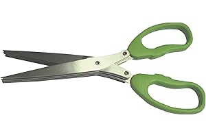 Pradel Excellence 915V - Tijeras de Cocina para laminar (5 Hojas), Colo Verde