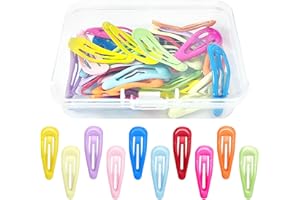 NECXON 30 Pcs Hair Clips for Girls, Small Baby Snap Hair Clips Candy Color Mini Toddler Hair Clips 3cm/1.18in Baby Clips for Baby Girl kids Women (Multicolor)