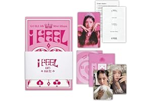 CUBE ENT. (G) I-DLE - 6° mini album [I feel] (POCA ALBUM Ver. - QUEEN Ver.) - Pacchetto supporto fotografico + custodia + carta QR + carta fotografica + adesivo + contenuto digitale