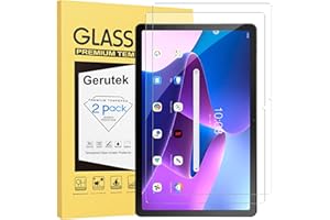 Gerutek [2 Piezas Protector Pantalla para Lenovo Tab M10 Plus 3rd Gen 10,61 Pulgadas 2022, (TB-125F/128F), 9H, Ultra Transparente, Antiarañazos, 2K Cristal Templado para Lenovo Tab M10 Plus (3rd Gen)