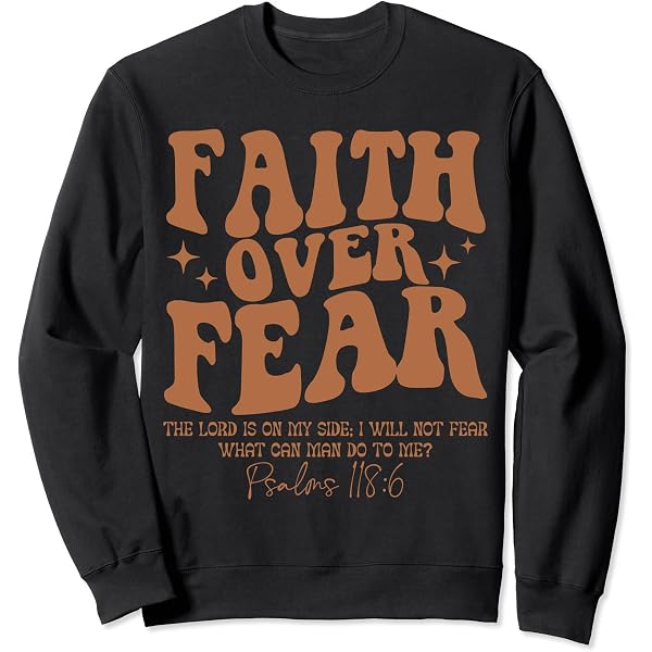 G128 Faith Over Fear Flagge – Christliche Bibelvers-Flagge Aus Robustem Polyester, 90x150 Cm, Für Innen & Außen