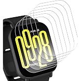 Bigqin 6 Pieces Screen Protector Compatible with Xiaomi Redmi Watch 5 Active, HD Tempered Glass Film Compatible with Xiaomi R