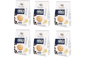 Zeus Party Biscotti Favole con Gocce di Cioccolato Gentilini 6 Confezioni da 330g