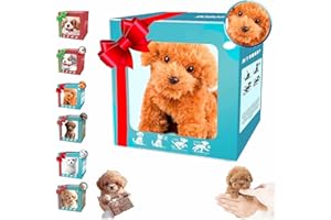 Styeyts Froplay Wuffi Hund, Wuffy Dog – Realistischer Roboterhund Wie Echt, Interaktiver Roboter-Welpe Wuffyhund Mit Bewegung, Bellen & Schwanzwackeln, Haustier-Spielzeug Für Kinder & Erwachsene (C)