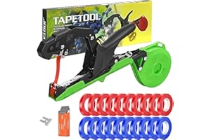 YOZEXIN Upgraded Plant Tying Machine Gun,Plant Tying Tape Tool, Garden Tape Gun,Gardening Plant Vine Tying Tool, with 20 Rolls of Tapes+10000pcs Staples,for Vegetable Grape Cucumber Tomato Flower and Pepper
