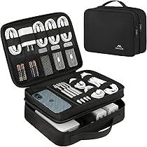 RUGSAK - Borsa organizer per cavi, accessori elettronici compatti per