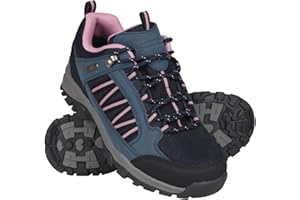 Mountain Warehouse Path Waterproof Womens Walking Shoes - Breathable Ladies Shoe, Mesh Lining, High Traction Sole Hiking Shoes - for Spring Summer, Trekking, Camping