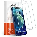 Amazon Brand - Eono iPhone 12 mini Screen Protector 3 Pack, Tempered Glass Film 5.4 Inch, 9H Hardness, Case Friendly, Anti-Sc