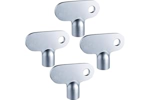 ZIRANEE Llaves de Radiador,4 piezas Radiador Extraíble Llaves de Purga de Válvulas Purgador Estanterias para Toallero Agua Llave Montaje Tapon Calefaccion para Grifo de Radiadores