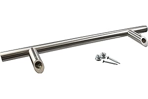 heicko Haustürgriff Edelstahl Vanessa, Stoßgriff mit 45° schrägen Stützen L=320 mm, A=200 mm (1 ST)