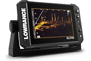 Lowrance Elite FS 7 Fish Finder con trasduttore HDI, precaricato C-MAP Contour+ Grafici