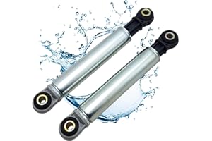 ‎LICHTBLAU LICHTBLAU 2x SUSPA Stoßdämpfer für Miele Waschmaschine 4500826 4151285 I Farbe Silber I für Bosch 107654, 105523, 118869 I Vibrationsdämpfer 8mm Bohrung 120N Ersatzteil Waschmaschinendämpfer