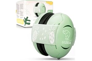 Schallwerk ® Mini+ Baby Ear Defenders 0-36 Months - Hearing protection for Kids & Babies - Baby Headphones, Noise Cancelling Headphones, Toddler Ear Defenders Age 2, 0-3 6-12 months