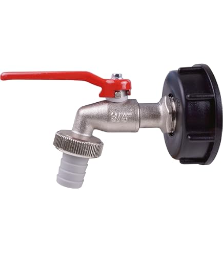 Confezione Da 2 Beccucci Di Scarico Con Dado Per Serbatoio Dell Acqua Ibc Da 1000 Litri Prolunga Per Tubo Flessibile Adattatore Per Ugello Beccu 99136963 - Foto 10