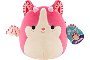 Jazwares Squishmallows peluche Truskawkowe Ciastko Nietoperz Smok 20 cm, JAZSQAM00006