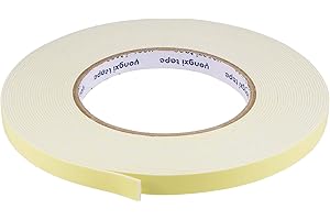 sourcing map Sellante Espuma Cinta 10mm Ancho 1mm Grosor 10m/32.8pies Longitud, EVA Autoadhesivo Burlete para Ventana Puerta Aislamiento