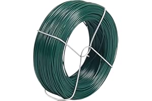 Shintop wire Green Gardening Wire for Climbing Plants Ties, Tomatoes Twist Ties, Bonsai Support