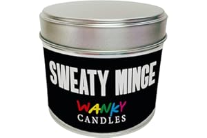 WANKY CANDLES Wanky Candle, Original Novelty Candle, Rude and Cheeky Candle Gift for her, Birthday Candle, Wanky Rude Gift Candle - Sweaty Minge