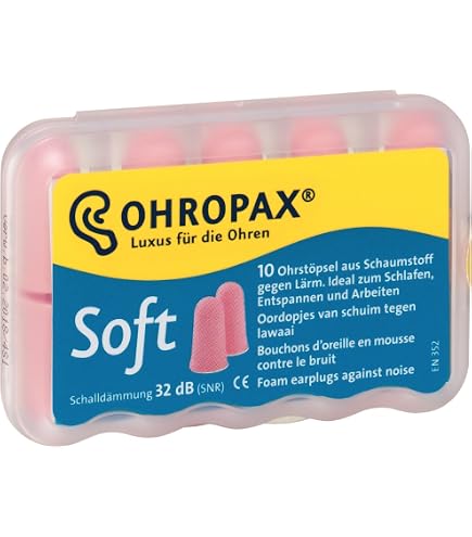 OHROPAX Masque De Sommeil 3D Bleu – Confort Total, Obscurité Complète Sans Pression Sur Les Yeux