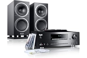 Teufel Theater 500S KOMBO Sound System- HiFi Stereo Lautsprechersystem mit Bluetooth aptX, Premium Sound, NFC, DAB+ Digitalradio, CD-Receiver - schwarz