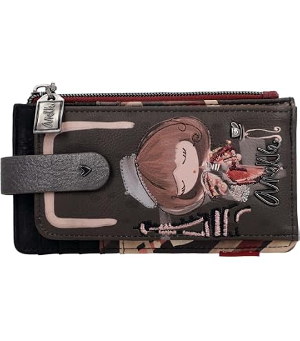 Borsa Anekke Memories RFID – Multicolor, Con 9 Scomparti E Protezione RFID