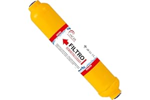 Filtro de Remineralización para Equipo de Ósmosis Inversa - Cartucho Post-Filtro con Minerales Esenciales como Calcio, Magnesio, Sodio y Potasio para Mejorar el Sabor y Beneficios del Agua JACAR