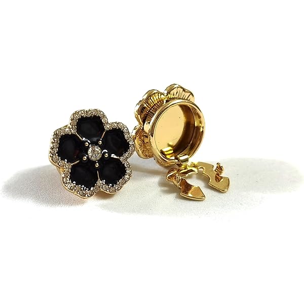 Climple Knopfabdeckungen Schmetterling - Strass Manschettenknöpfe Für Damen & Herren