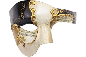 Thmyo The Phantom of the Venetian Carnival Masquerade Mask of the Vintage Design Half Face Men