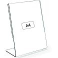 Porpoise A4 Size Acrylic Tent Card Holder Display Stand A4 Paper Holder ...