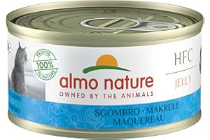 Almo Nature - HFC Jelly Maquereau - Nourriture Humide pour Chat Adulte: 24 boîtes de 70g