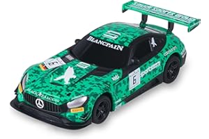 SCALEXTRIC - Coche de Carreras de Juguete Pull -Power - Clásico - Escala 1:43 (Mercedes AMG GT3 - #6)