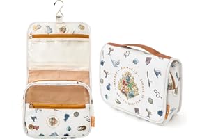 Grupo Erik Beauty Harry Potter etui podróżne, kosmetyczka do zawieszenia, z obrotowym haczykiem, 100% wodoszczelna, idealna jako torba podróżna, walizka podróżna, Harry Potter damska, Niebieska