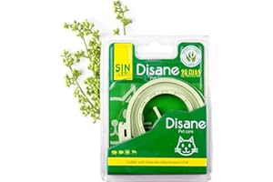 Collier anti-puces 100% naturel Disane pour chat | 3 mois de protection contre tous les types d'insectes | Collier antiparasitaire formulé sous contrôle vétérinaire