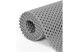 jxgzyy Outdoor Drainage Mat with Holes，Heavy Duty Non Slip Mat 500x90cm，Commercial PVC Floor Mat for Kitchen, Bathroom, Restaurant, Garden, Pool