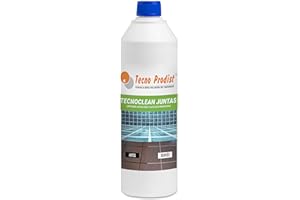 TECNOCLEAN JUNTAS de Tecno Prodist (1 Litre) Nettoyant professionnel pour les joints de pavés, carrelages, grès et carrelages dans les douches, cuisines, salles de bains, pour sols et murs. Carrelage