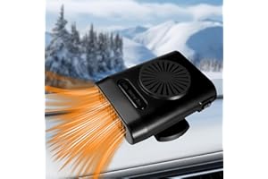 WEQNGIU Riscaldamento per Auto, riscaldatore Portatile da 12V 200W, per l'inverno, Anti Appannamento sbrinamento per Auto, Riscaldamento rapido, per Auto Spina nell'accendisigari