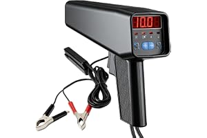 Tändningspistol med skjutbar sensorklämma, stroboskoplampa 6 V/12 V tändningstidspistol med LED-digital display för 2-takts
