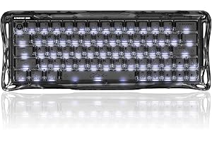 GravaStar Mercury V60 HE speltangentbord, svart | 8 000 Hz pollningsfrekvens, snabb avtryckare med halleffektströmbrytare, 0,005 mm precision, hotswappbar, RGB