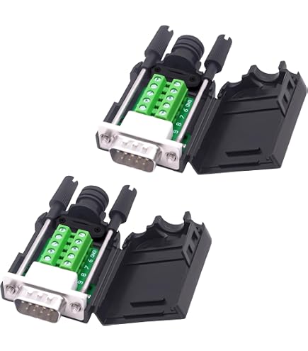 Plaques Locomotives Connecteur DB9 Femelle 9 Broches Pour PCB - Adaptateur Série RS232, Générique Port COM Femelle Pour Carte électronique