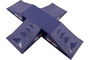 Nitro Circus by Rampage Four-Way Fun Box Launch Ramp Set