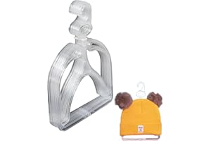 SEABABOO Porta Cappelli Da Armadio Salvaspazio 10 Pezzi Porta Cappellini Baseball Porta Cappelli Di Stoccaggio Porta Cappello Invernale per Cappelli Sciarpe Cappello Invernale (24x16CM)