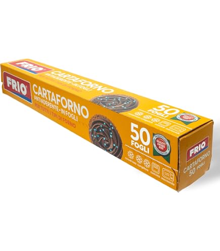 Carta Forno FRIO - Rotolo 50 Metri X 33 Cm Antiaderente E Biodegradabile - Foto 4