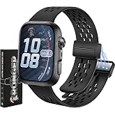 Rongep [Air-Loop] Huawei Watch Fit 5/Fit 5 Pro/Fit 4/Fit 4 Pro/Fit 3 ile Uyumlu Kordon Manyetik Kilit Mekanizmalı Fit 5 Kordo