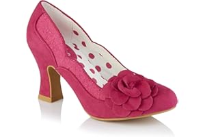 Ruby Shoo Womens Chrissie Block Heeled Court Shoes 09336