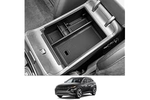 CDEFG Compatibile con Hyundai Tucson NX4 2021-2023 2024 Vano Portaoggetti Scatola di Controllo Centrale Scatola di Organizer per Auto Tucson NX4 2024 Accessori (Version B)