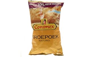 Madera Conimex Kroepoek, de tamaño pequeño, cangrejo de fichas de, Krupuk, galleta de Indonesia, por supuesto, 73 G