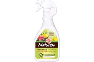 NATUREN NSAVPAL - Pulvérisateur Savon Noir à Base d'Huile d'Olive 750 ml - Nettoie et lustre les feuilles des plantes et arbustes - Solution traditionnelle - Pour la maison et jardin - Prêt à l'emploi