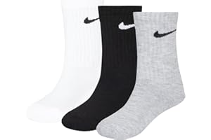 NIKE Boy's Kids Basic Pack Crew 3pk Socks Eu 23 1/2-27 SOCKS